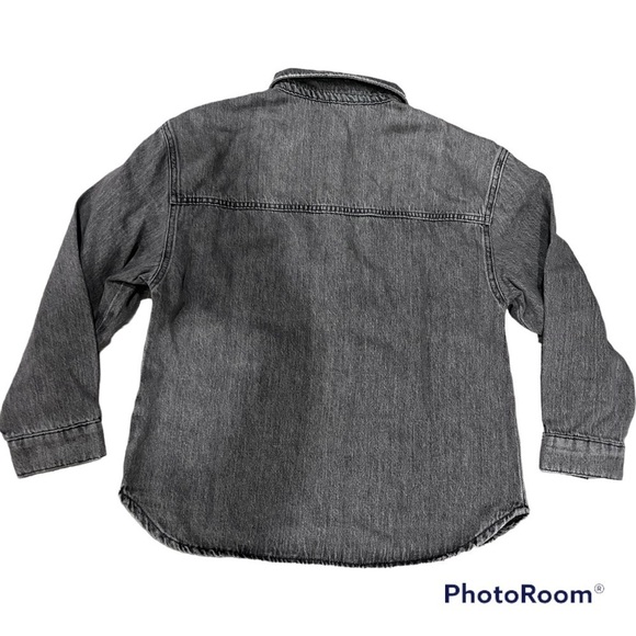Zara Snap Button Denim Shirt/Overshirt - Picture 8 of 8